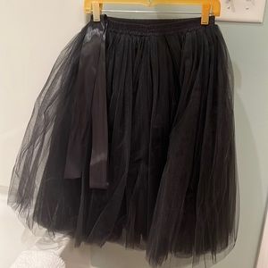 Black Tulle Skirt